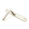 Polished Nickel Brompton Slimline Lever Espag. Latch Set