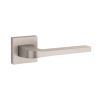 Tupai Rapido CurvaLine Valbona Lever Door Handle on Square Rose - Pearl Nickel (Pair)