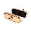 Polished Bronze Art Deco Thumbturn