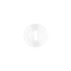Zoo Hardware Standard profile round escutcheon - White