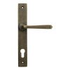 Burnished Brass Avon Slimline Lever Espag. Lock Set