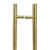 Aged Brass (316) 1.2m T Bar Handle B2B 32mm Ø