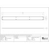 Black 1800mm Plain Fingerplate