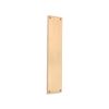 Victorian Finger Plate 300mm Satin Brass
