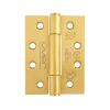 Zoo Hardware Grade 14 concealed knuckle hinge SS201 - square - PVD Satin Brass
