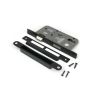 Black Euro Din Sash Lock - 60mm Backset/72mm Centre