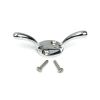 Polished Chrome Newbury Cleat Hook