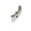 AGB Euro Profile 5 Pin Cylinder Key to Turn 35-35mm (70mm) Keyed Alike - Polished Chrome