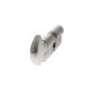 AGB Euro Profile 5 Pin Cylinder Key to Turn 35-35mm (70mm) Keyed Alike - Satin Chrome