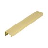 Burlington 300mm Satin Brass Angled Edge Pull - By Frelan Hardware - BUR912SB