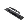Black Pull Handle on Backplate