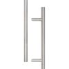 Stainless Steel Cranked Pull Handles 1800x32mm Satin Stainless Steel - By Frelan Hardware - JSS519C