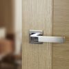 Atlantic Montana Door Pack Bundle (2.5" Latch, 3"x2" Hingesx3) - Satin Nickel/Polished Chrome
