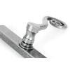 Pewter Monkeytail Slimline Lever Espag. Latch Set - RH
