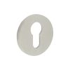 CR-S10 Satin Stainless Steel Euro Keyway Round Rose Escutcheon - By Frelan Hardware - CR-S10SSS
