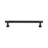 Heritage Brass Cabinet Pull Partial Knurled Design with 16mm Rose 160mm CTC Matt Bronze finish