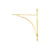 Polished Brass Apperley Shelf Bracket (314mm x 250mm)