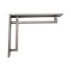 Narrow Art Deco Bracket Pewter (Sold in Pairs)