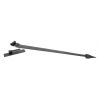 External Beeswax 35" Hook & Band Hinge - Cranked (pair)