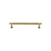 Heritage Brass Cabinet Pull Partial Knurled Design with 16mm Rose 96mm CTC Polished Brass finish