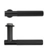Zoo Hardware Orta Lever on 32mm Round Mini Rose - Black