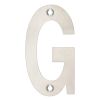Zoo Hardware Letter - G - 75mm - Satin Stainless