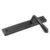Aged Bronze Reeded Slimline Lever Latch Set
