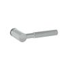 Millhouse Brass Mason Lever Door Handle on Concealed Round Rose - Polished Chrome (Pair)