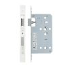 Zoo Hardware 2 Piece - DIN bathroom - 78mm c/c - backset 60mm - White