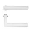 Zoo Hardware Lugano Lever on 32mm Round Mini Rose - White
