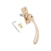Peardrop Espag Locking Fastener (LH) Polished Brass