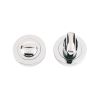 Zoo Hardware Turn & release on round rose - Polished Nickel
