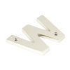 Polished Nickel Letter W