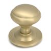 Satin Brass Round Centre Door Knob
