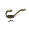 Burnished Brass Newbury Hat & Coat Hook