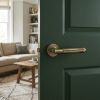 Complete Bloom Door Handle Pack - Internal Doors - Antique Brass - 76mm / 3-inch Hinges - JE-B3B-AB