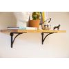 Beeswax 10'' x 7'' Curved Shelf Bracket
