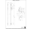 BZP Winkhaus 1.77m AV2 LH Heritage Lock 45mm BS