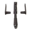 Aged Bronze Night-Vent Locking Reeded Fastener