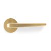 Valli David Chipperfield Lever on Round Rosette - Satin Brass PVD