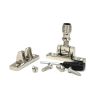 Polished Nickel Beehive Brighton Fastener - Narrow (Square)