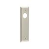 Burlington II Lever Plate Choices Latch Satin Nickel - By Frelan Hardware - BUR450SN
