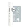 Zoo Hardware 2 Piece - DIN night latch - 72mm c/c - backset 55mm - White