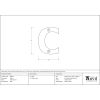 Satin Chrome Letter C