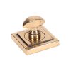 Polished Bronze Round Thumbturn Set (Square)