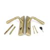Satin Brass Newbury Slimline Lever Espag. Lock Set