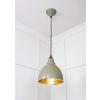 Hammered Brass Brindley Pendant in Tump