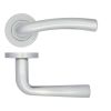 Zoo Hardware Seville lever on rose - Satin Chrome
