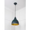 Hammered Brass Brindley Pendant in Dingle