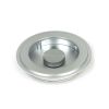 Satin Chrome 75mm Art Deco Round Pull - Privacy Set